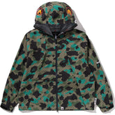 BAPE BY KAZUKI KURAISHI CAMO SHARK PACKABLE SNOWBOARD JACKET MENS