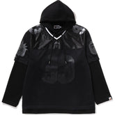 BAPE US BLACK FRIDAY MESH LAYERED RELAXED FIT PULLOVER HOODIE MENS