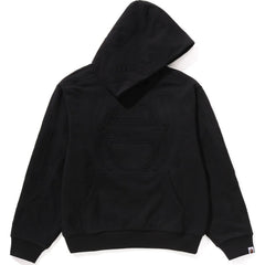 PADDED SHARK CROPPED FIT PULLOVER HOODIE MENS