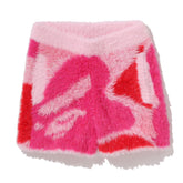 ABC CAMO LONG FUR JACQUARD SHORTS LADIES