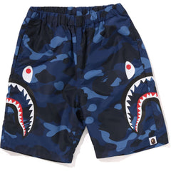 COLOR CAMO SIDE SHARK BEACH SHORTS KIDS
