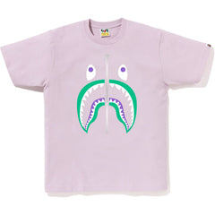 BAPE MENS COLORS SHARK HEAD T-SHIRT