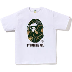 BAPE MENS JEWELS PATTERN BY BATHING APE TEE