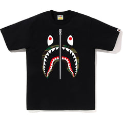 BAPE MENS 1ST CAMO SHARK T-SHIRT