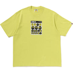 BAPE STICKER GRAPHIC RELAXED FIT TEE MENS