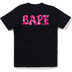 COLOR CAMO BAPE LOGO TEE LADIES