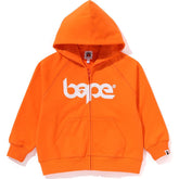 BAPE RELAXED FIT PIGMENT DYE ZIP HOODIE KIDS