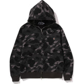 ONE POINT COLOR CAMO CROPPED FULL ZIP HOODIE MENS