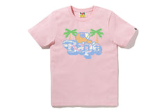 PALM TREE PATTERN MILO ON BAPE TEE LADIES