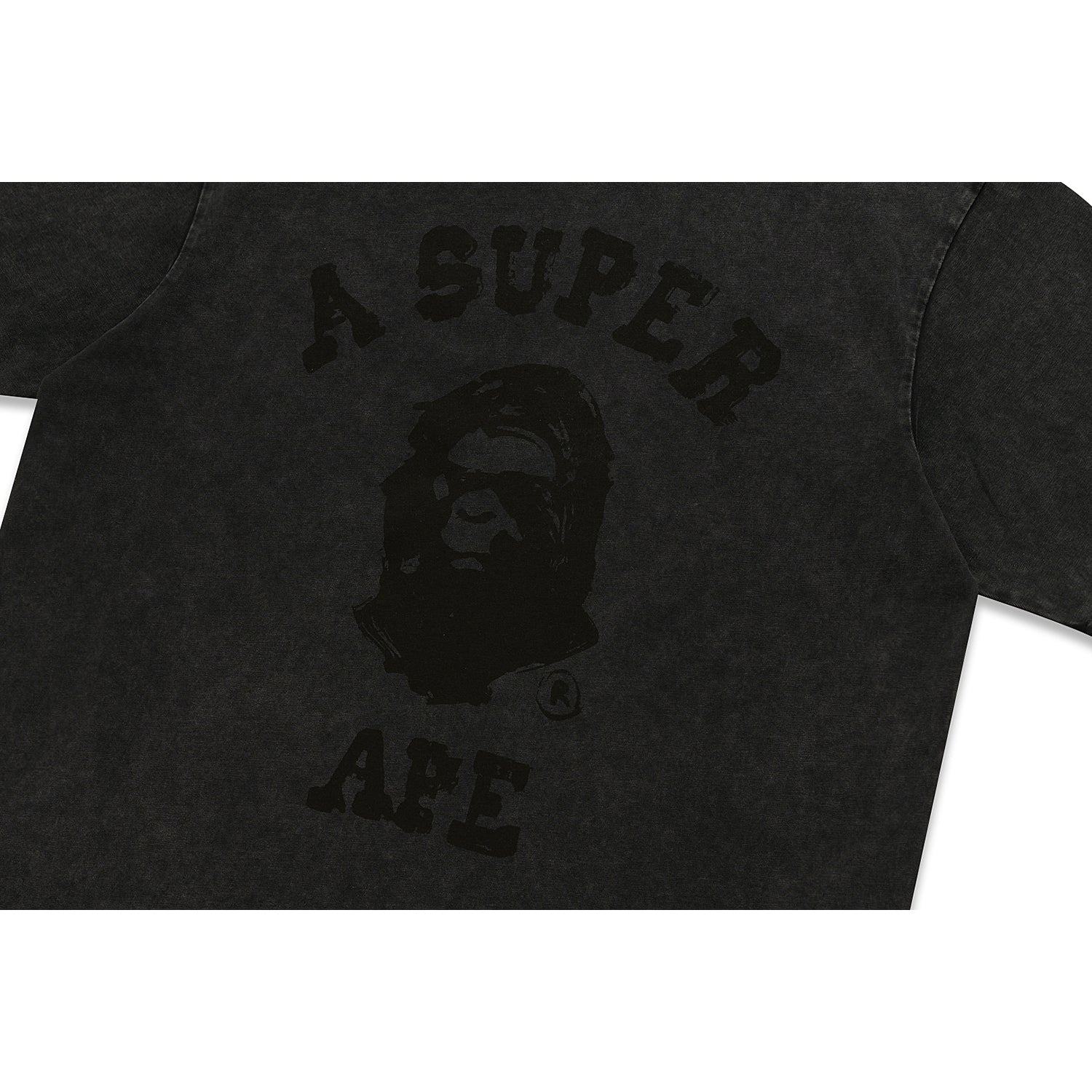 BAPE X KIDSUPER GARMENT DYE COLLEGE LOGO TEE MENS