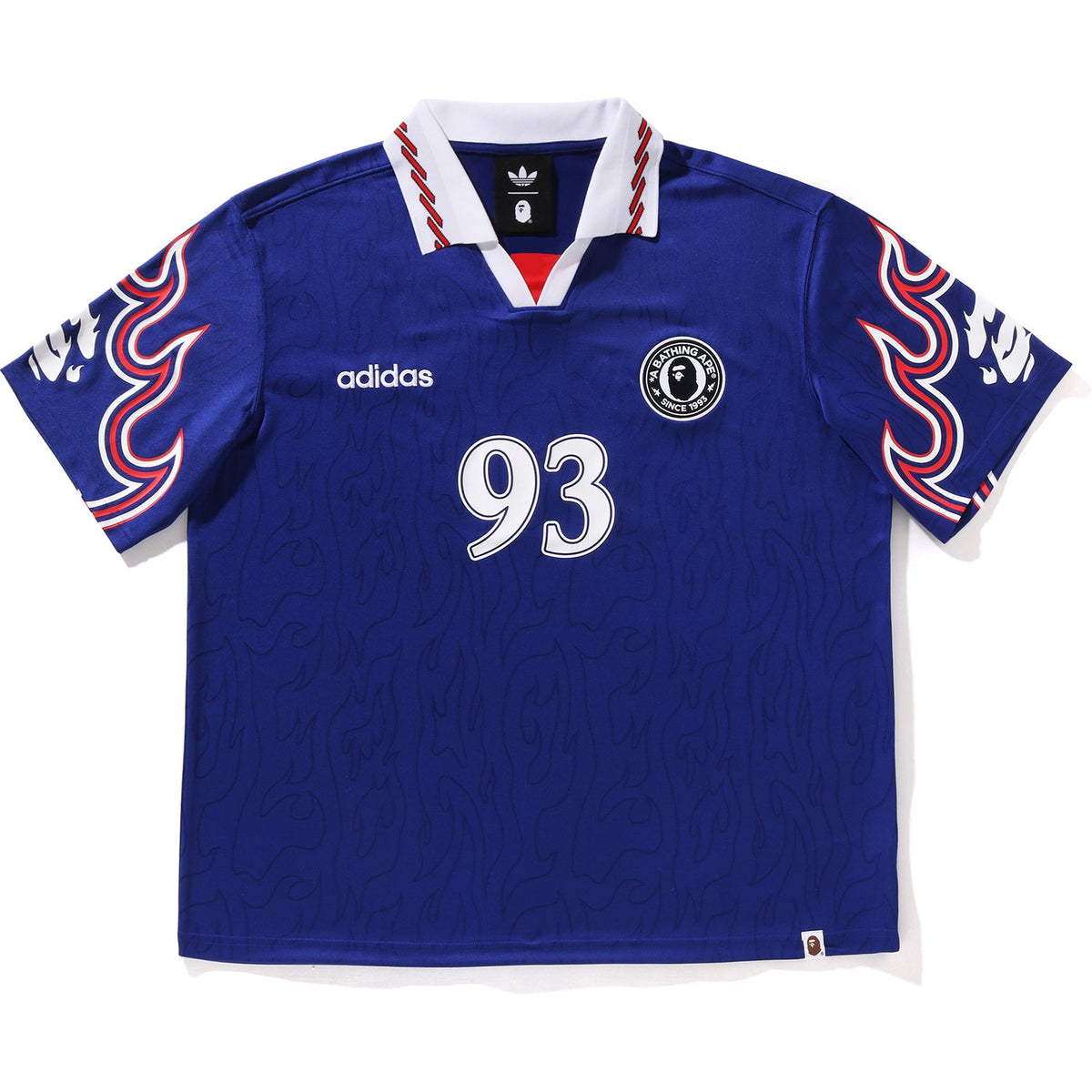 BAPE X ADIDAS FLAME JERSEY MENS