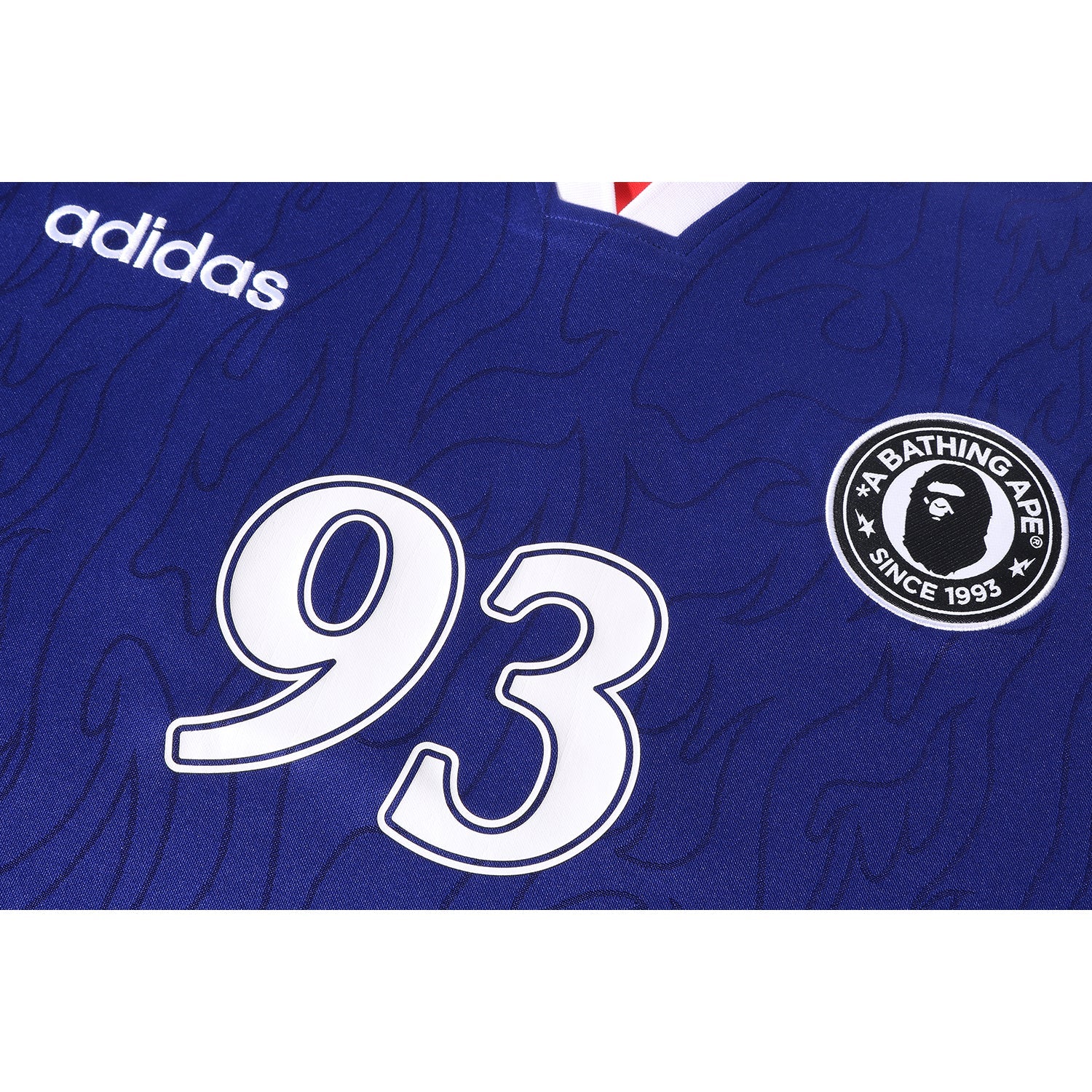 BAPE X ADIDAS FLAME JERSEY MENS