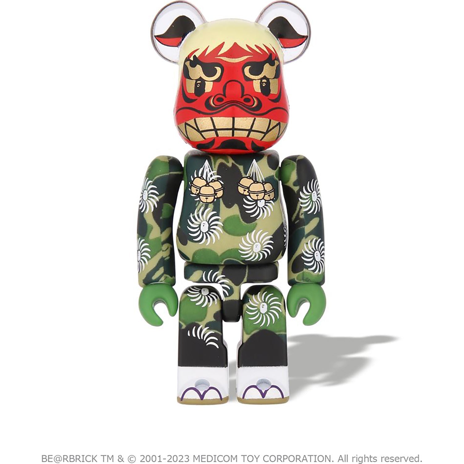 NEW YEAR BE@RBRICK MANEKINEKO SHISHIMAI DARUMA 100% & 400%