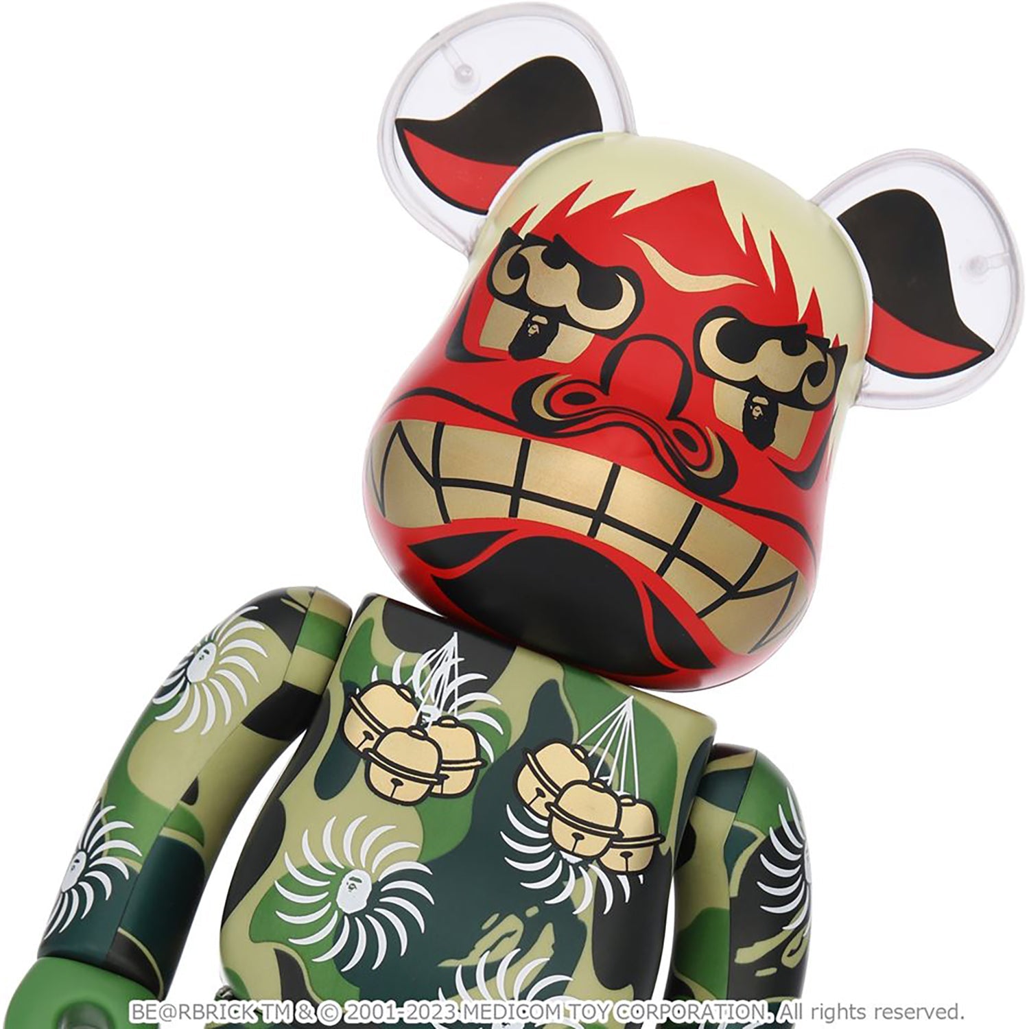 NEW YEAR BE@RBRICK MANEKINEKO SHISHIMAI DARUMA 100% & 400%