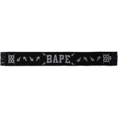 BAPE LOGO JACQUARD SCARF