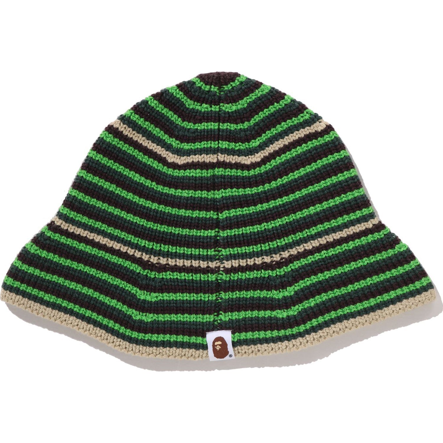 APE HEAD ONE POINT STRIPE KNIT HAT MENS