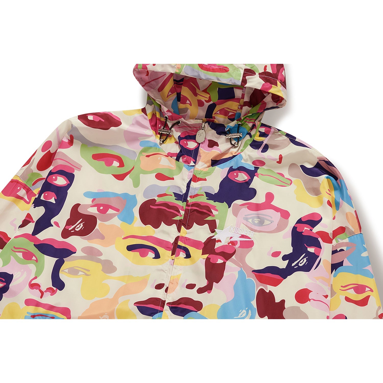 BAPE X KIDSUPER CAMO LIGHTWEIGHT JACKET MENS