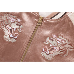 MULTILOGO CROPPED SOUVENIR JACKET LADIES
