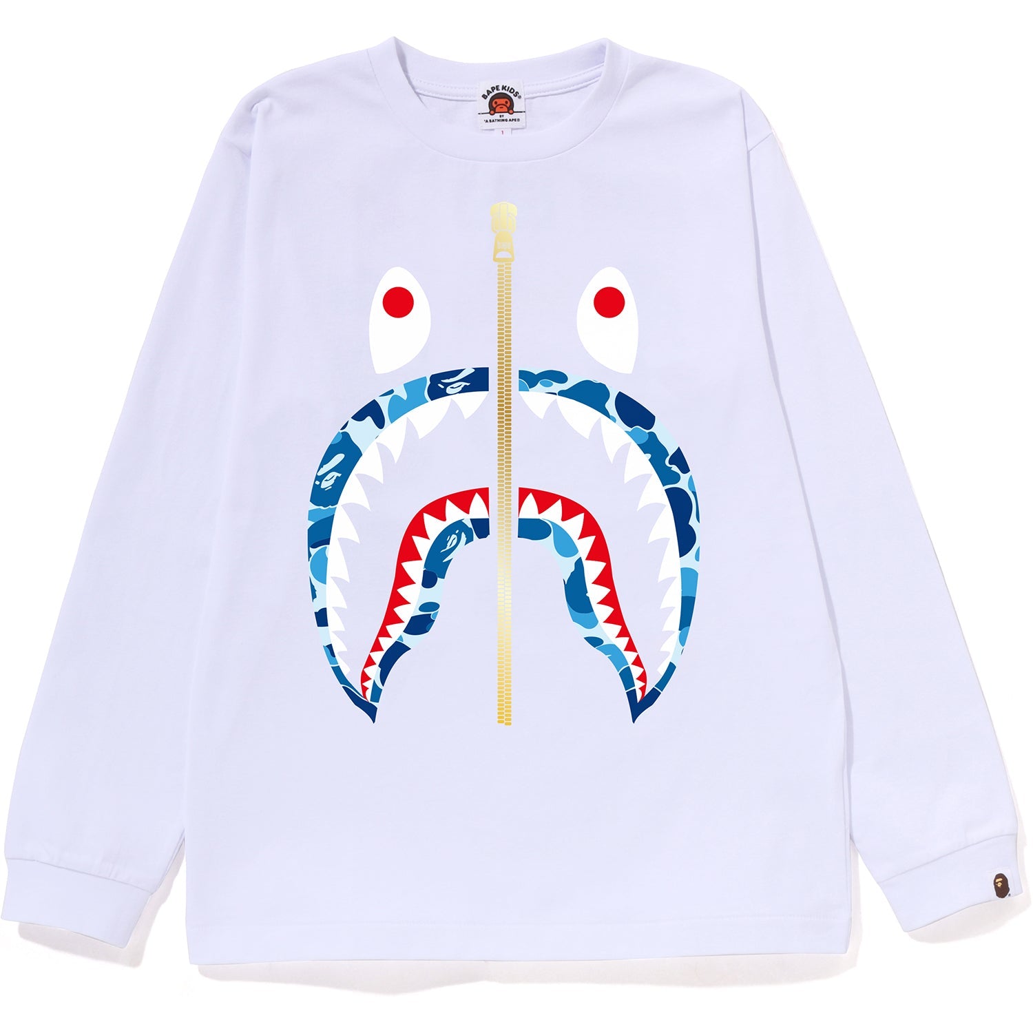 ABC CAMO SHARK L/S TEE JR KIDS