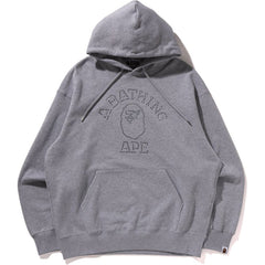 RHINESTONE COLLEGE PULLOVER HOODIE MENS