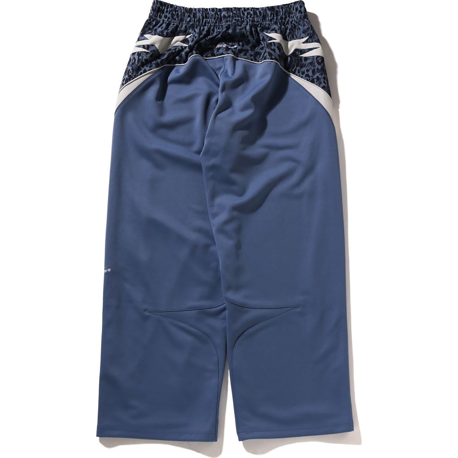 WILD LEOPARD PATTERN OVERSIZED FIT TRACK PANTS MENS