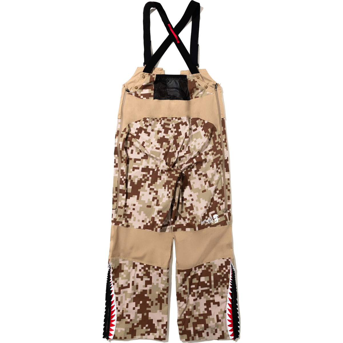BAPE BY KAZUKI KURAISHI UAP CAMO SHARK SNOWBOARD OVERALLS MENS