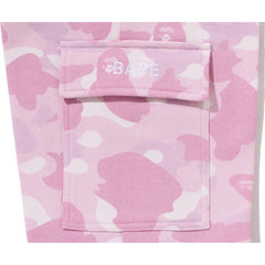COLOR CAMO STRAIGHT SWEAT PANTS LADIES