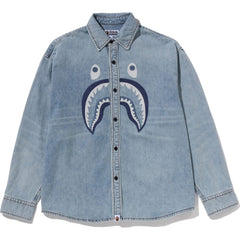SHARK LIGHT DENIM LS SHIRT MENS
