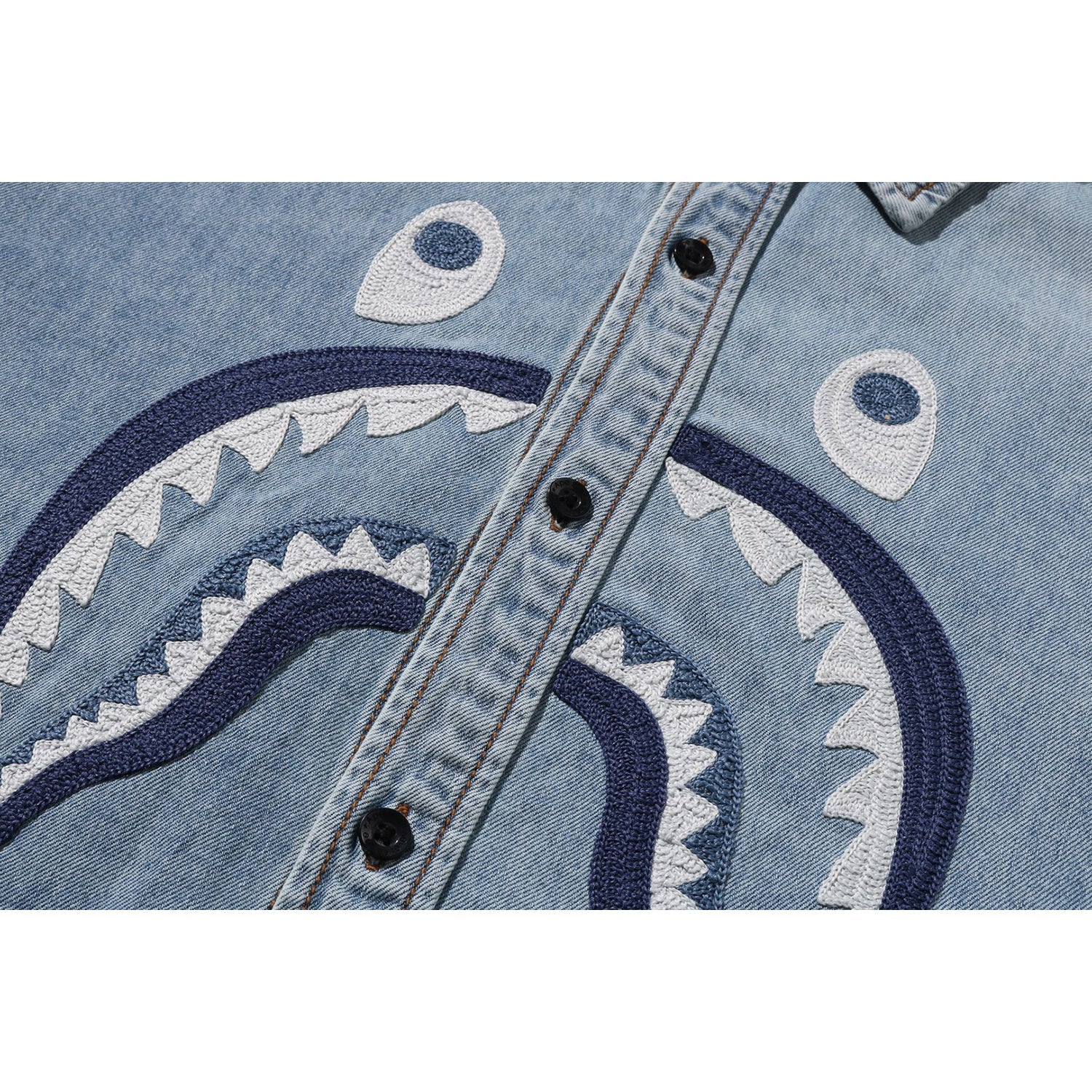 SHARK LIGHT DENIM LS SHIRT MENS