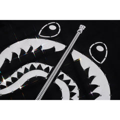 CRYSTAL STONE SHARK TEE LADIES