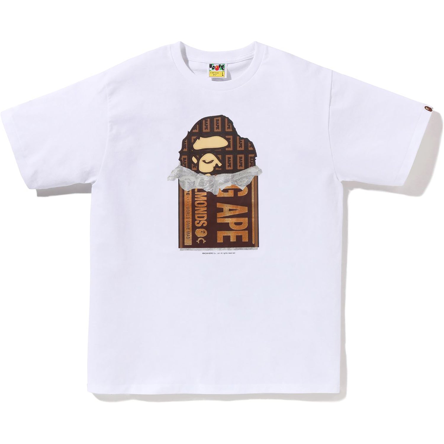 CHOCOLATE BAR APE HEAD TEE MENS