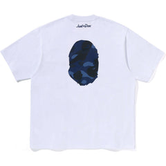 BAPE X JUST DON COLOR CAMO APE HEAD RELAXED FIT TEE MENS