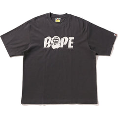 BAPE LOGO RELAXED FIT TEE MENS