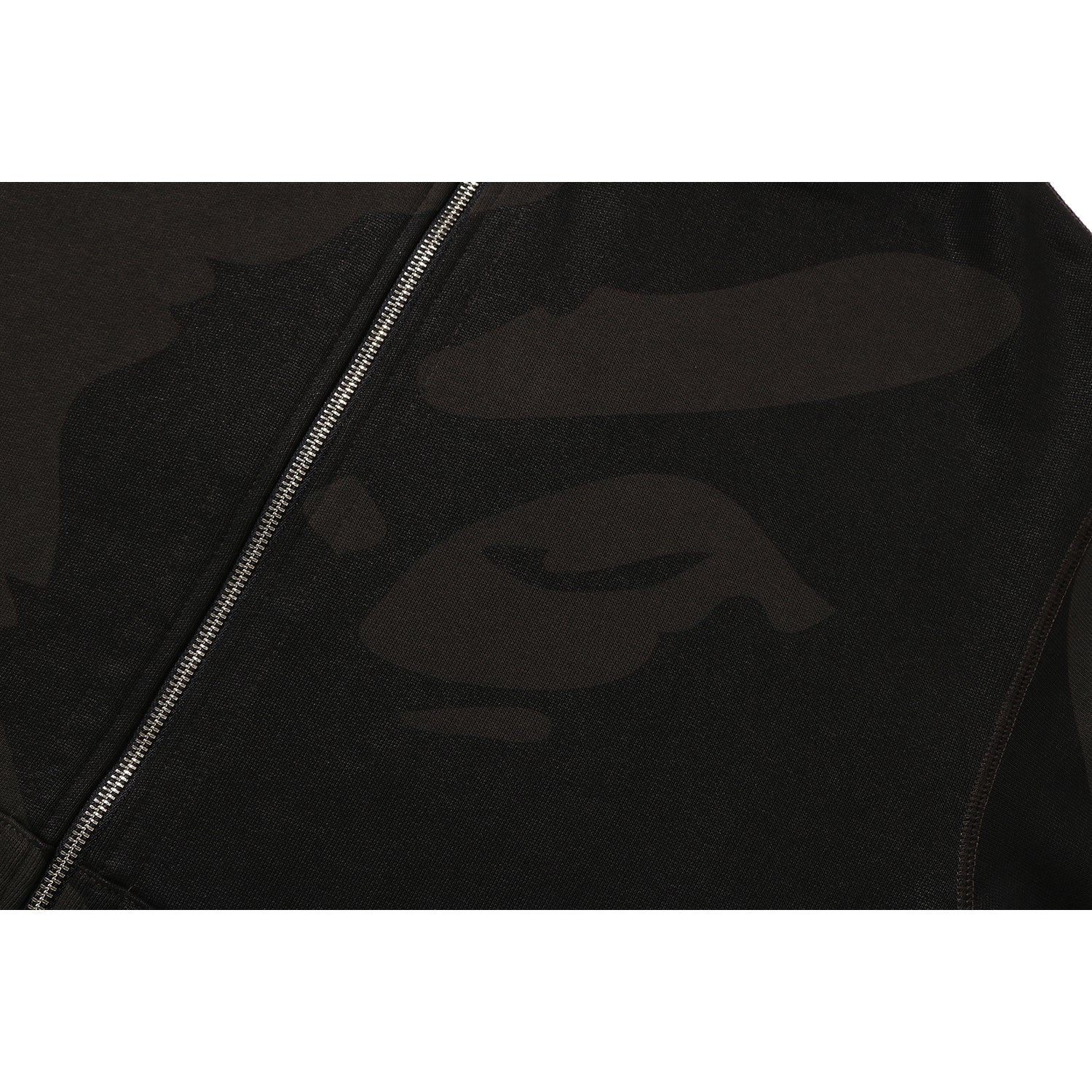 BAPE US BLACK FRIDAY SOLID CAMO DOUBLE SHARK FULL ZIP HOODIE MENS