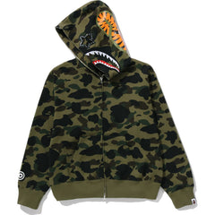 1ST CAMO SHARK FULL ZIP HOODIE LADIES