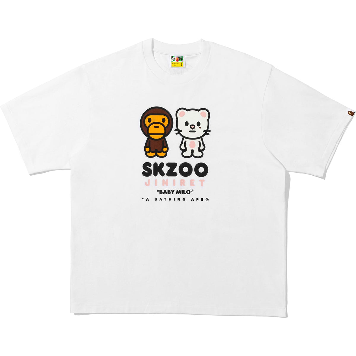 BAPE X STRAY KIDS JINIRET BABY MILO TEE MENS
